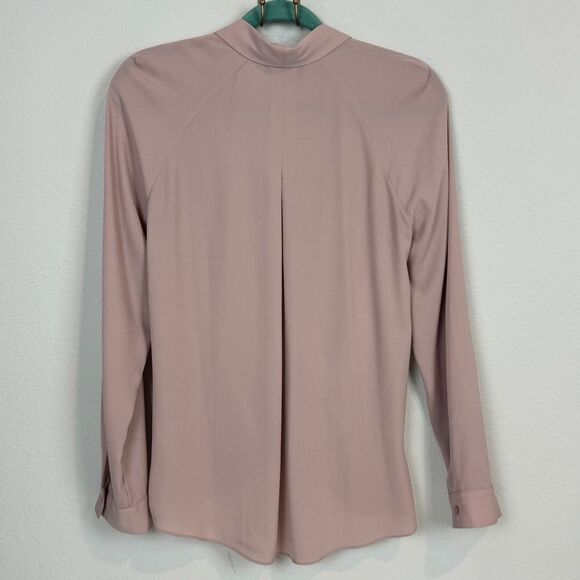 Trouve Nordstrom Dusty Rose Cut Out Blouse S - Picture 3 of 6